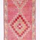 3x9 soft pastel pink vintage runner rug, 81x292cm sk 23329 free shipping