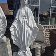 Stone statue of the Holy Virgin