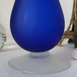 Vase soliflore vintage bleu cobalt