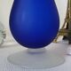 Vase soliflore vintage bleu cobalt