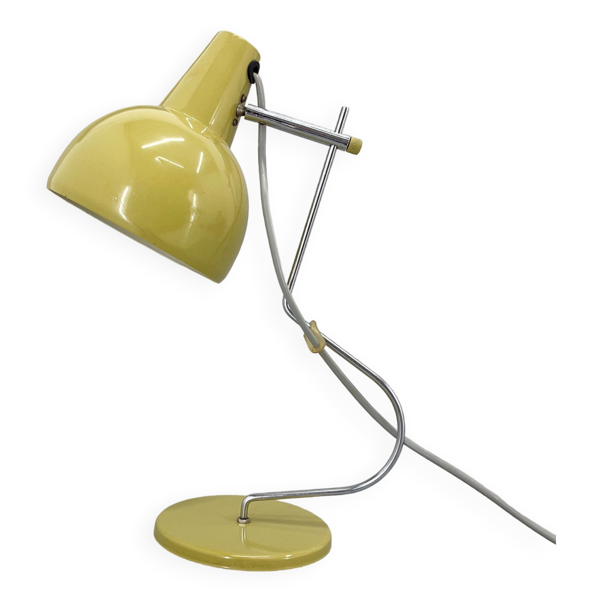 1960's Desk Lamp Designed by Josef Hůrka for Lidokov, Czechoslovakia