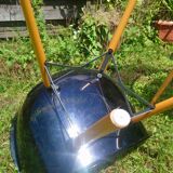 Lot of Opal Wox grey smoke chairs with beech legs.