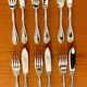 Christofle Galéa, fish cutlery, 6 forks, 6 knives.