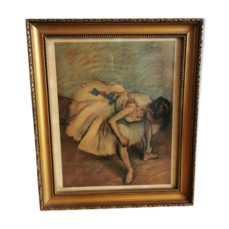 Gilded frame with poster