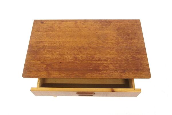 Table de chevet scandinave en teck, Suède, 1950