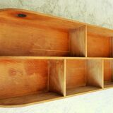 Wooden wall shelf