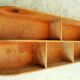 Wooden wall shelf