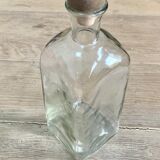 Bouteille en verre bulé