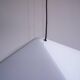 Large pyramid pendant iGuzzini - adjustable height, plexiglass, Italy 1980