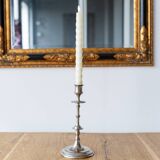 24cm pewter candlestick holder