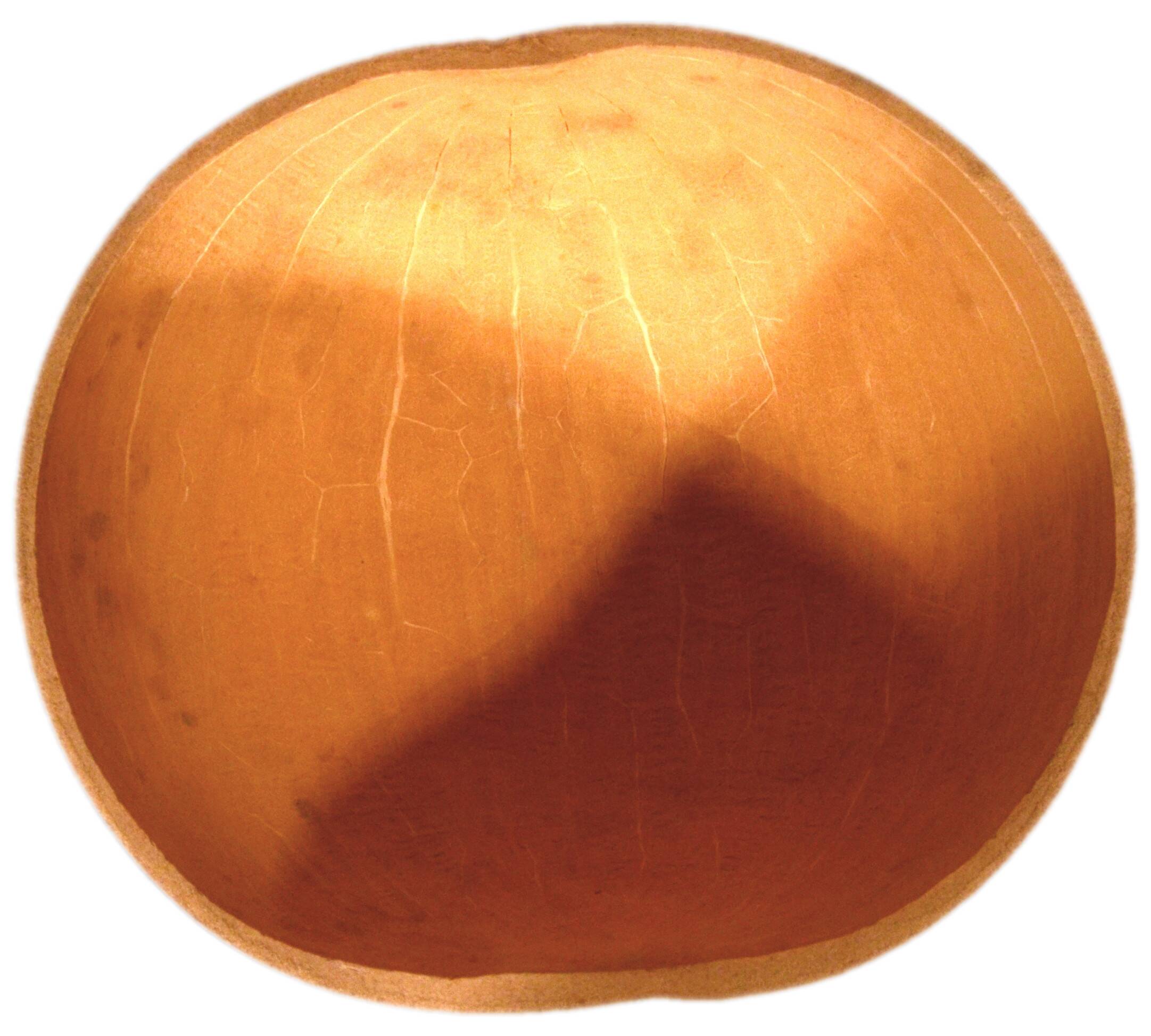 Set of 3 half gourds, sourced from West Africa, 24 – 27 – 30cm.