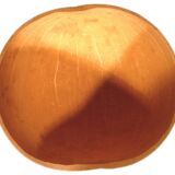 Set of 3 half gourds, sourced from West Africa, 24 – 27 – 30cm.