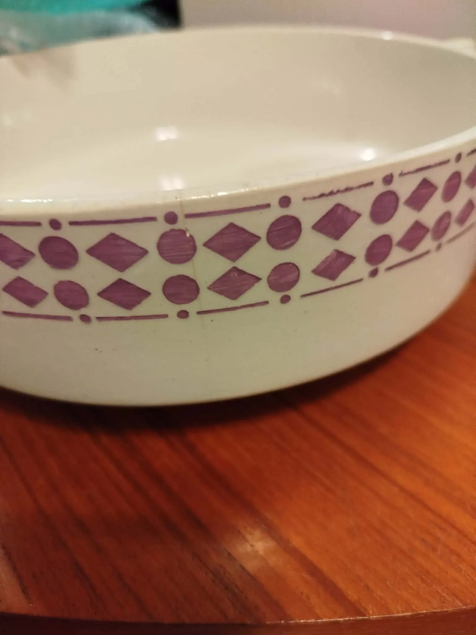 Vegetable dish Moulin des Loups Orchies purple decor
