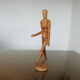 Articulated wooden mannequin 60s