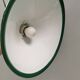 Suspension Holmegaard P&T, verre vert. 1976, Danemark