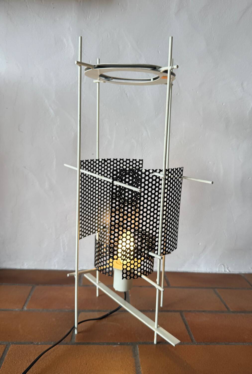 1980s metal lamp