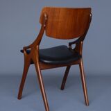 Danish Teak Chairs by Arne Hovmand Olsen for Mogens Kold, 1960s, Set of 3