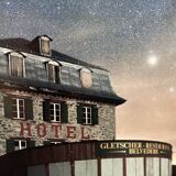 Abandoned hotel at the Furka Pass — framed photograph in limited edition