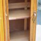 Art deco cabinet, wooden cabinet, vintage storage unit