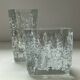 Duo of brutalist vases by Kurt Wokan from the 60s-70s