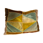 Coussin en velours vintage