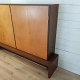 Meuble de salon en palissandre et sycomore 1950