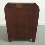 Art Deco mahogany bedside table