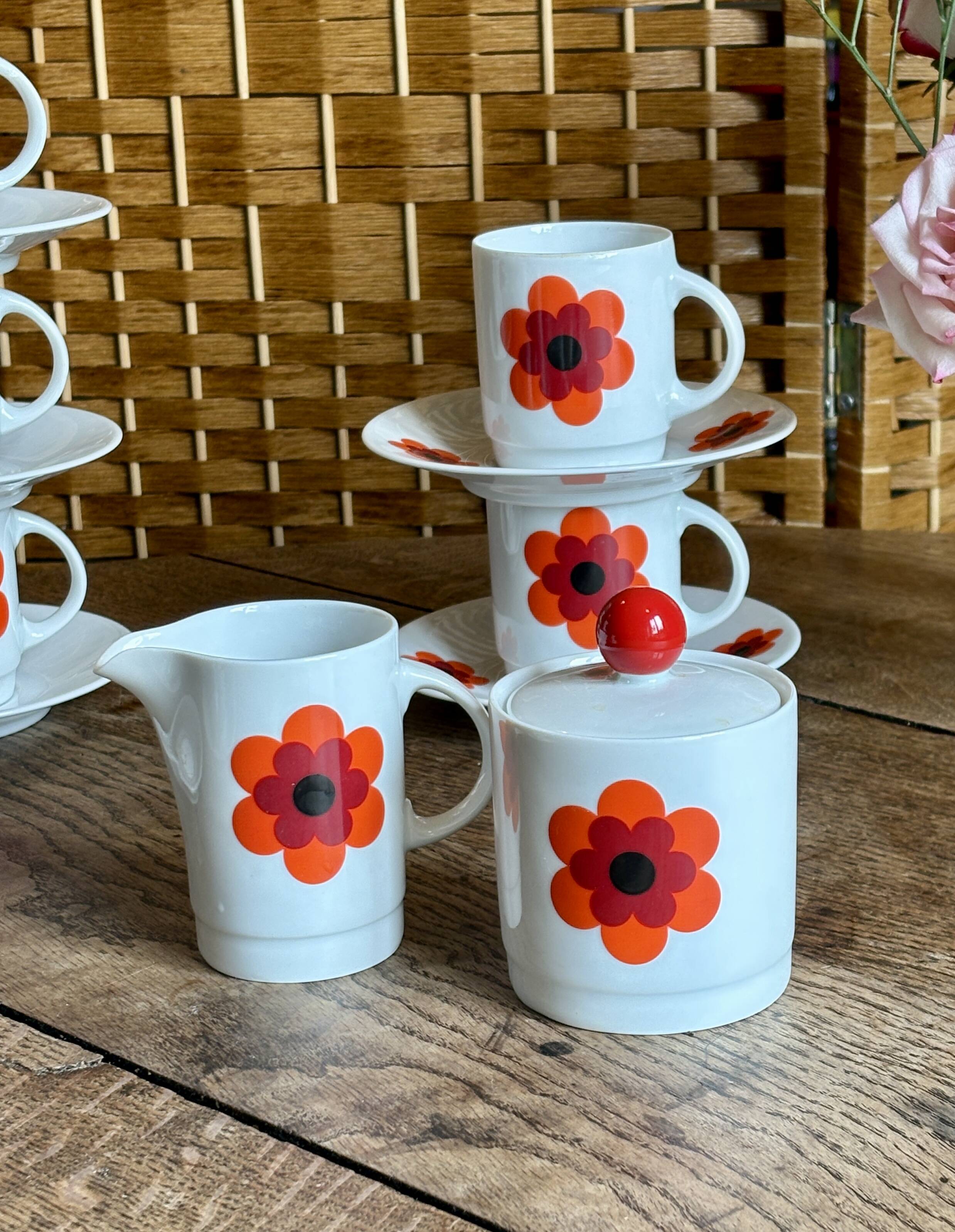 Vintage coffee service, Scherzer Bavaria