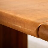 MK10590 Alder wood dining set by Erwin Berghammer for Team 7, Set of 7