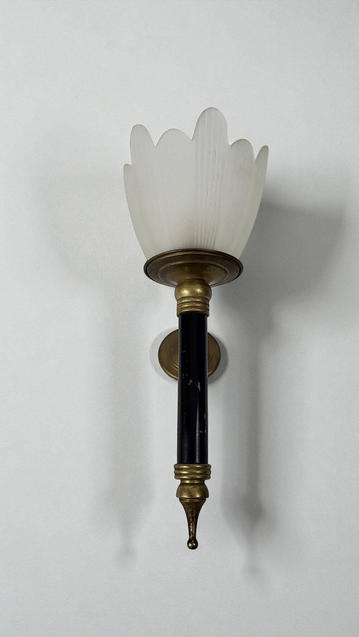 1950s Torch Wall Sconces