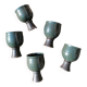 Original signed stoneware tumbler cups.