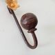 Vintage folk art wall coat rack
