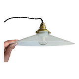 Old opaline pendant light