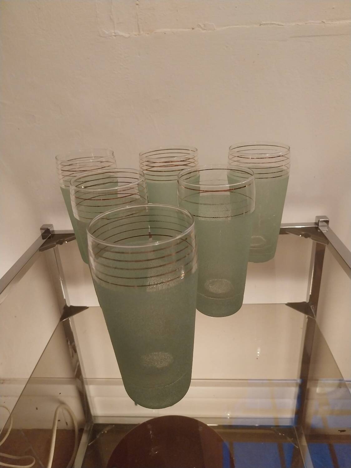 Green granita orangeade service