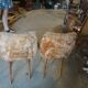 Pair of moumoute armchairs