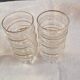 Vintage glassware set with gold filigree – 1960s