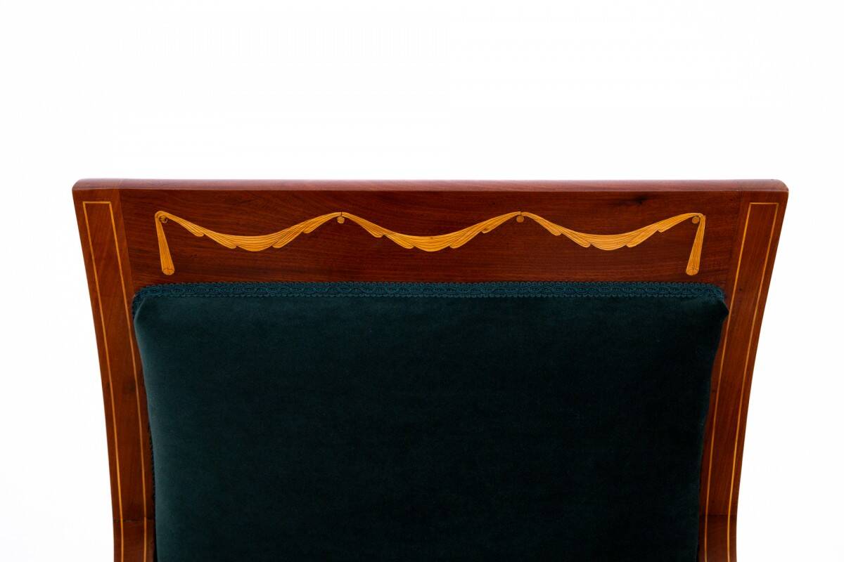 Set of armchairs, Northern Europe, circa 1890.