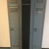 Old vintage industrial cloakroom