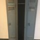 Old vintage industrial cloakroom