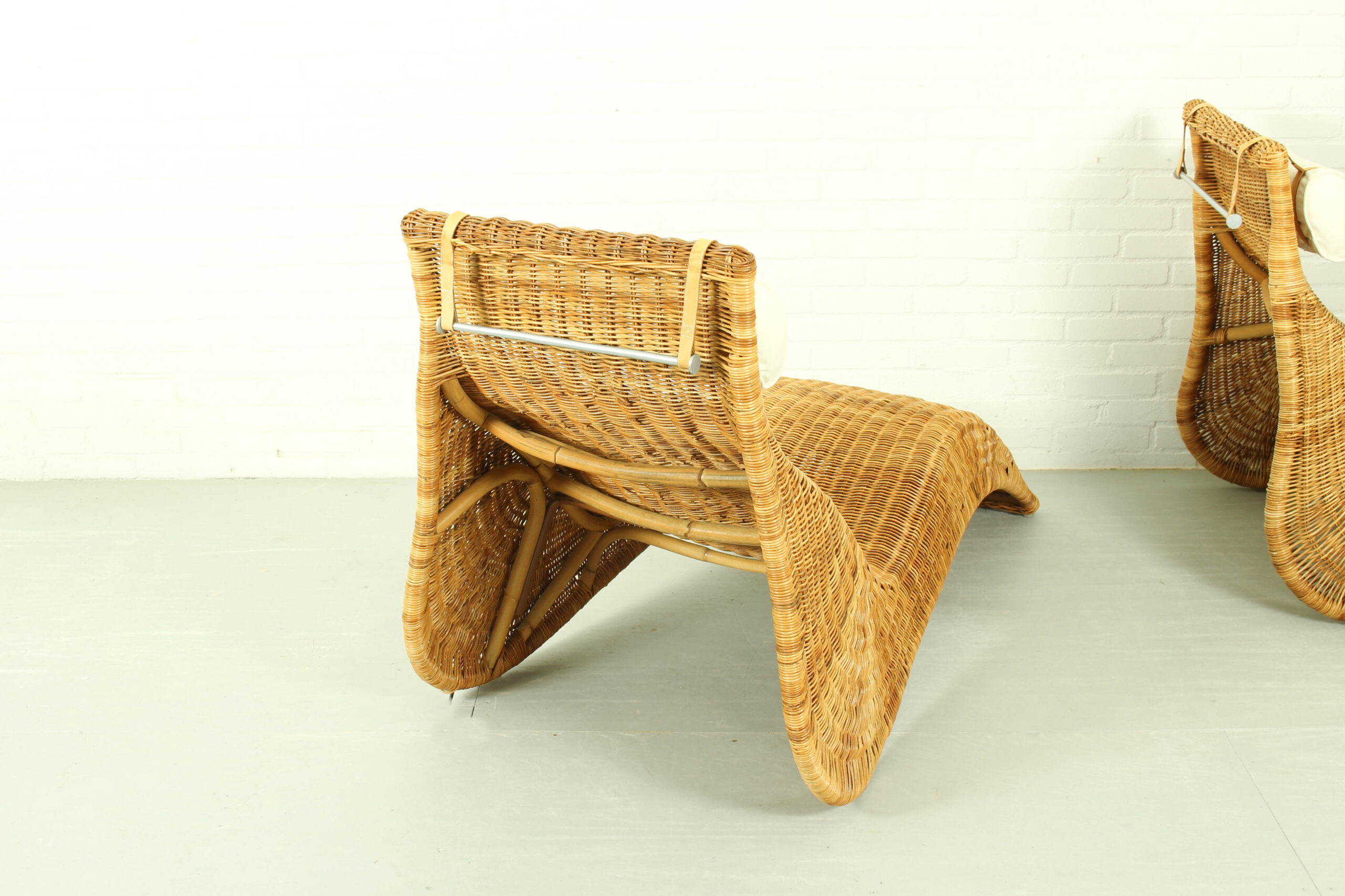 IKEA Karlskrona rattan lounge chairs by Karl Malvall