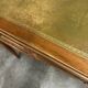 Louis XVI style flat desk in cherry wood from around 1960.