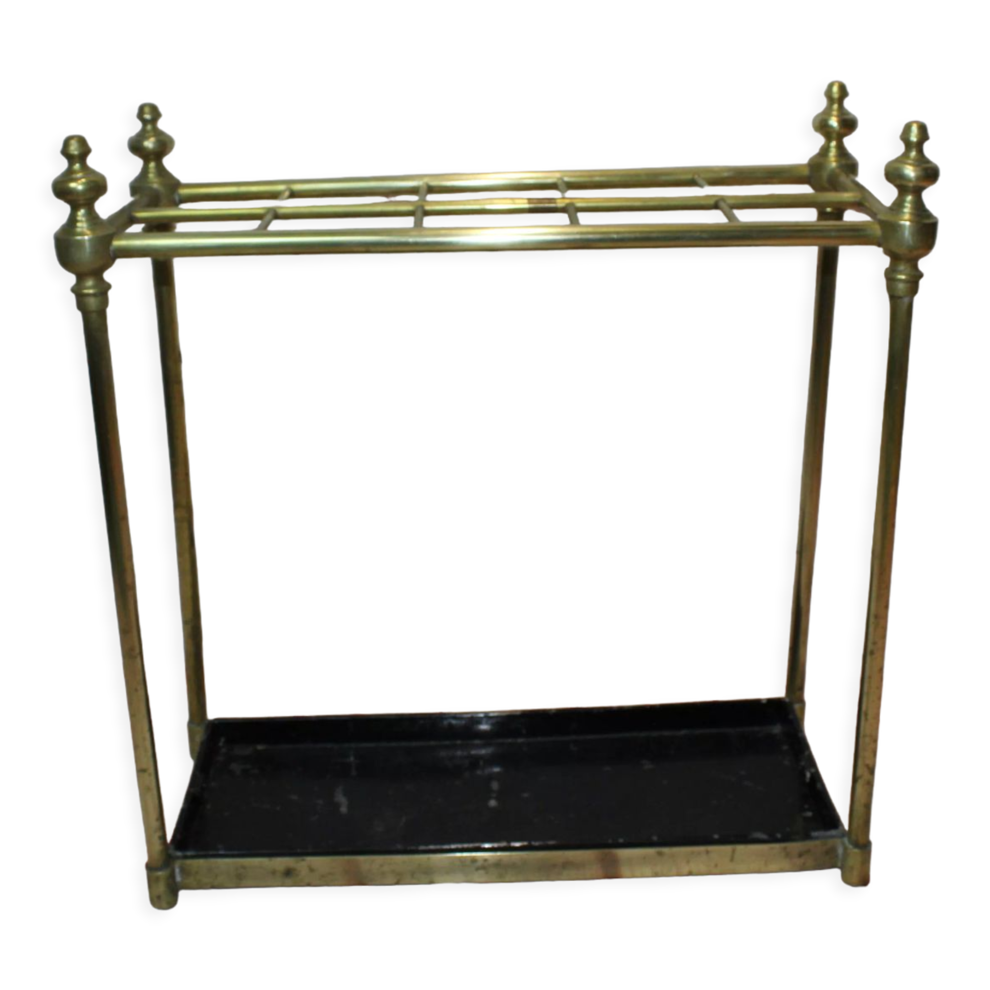 Old brass umbrella holder