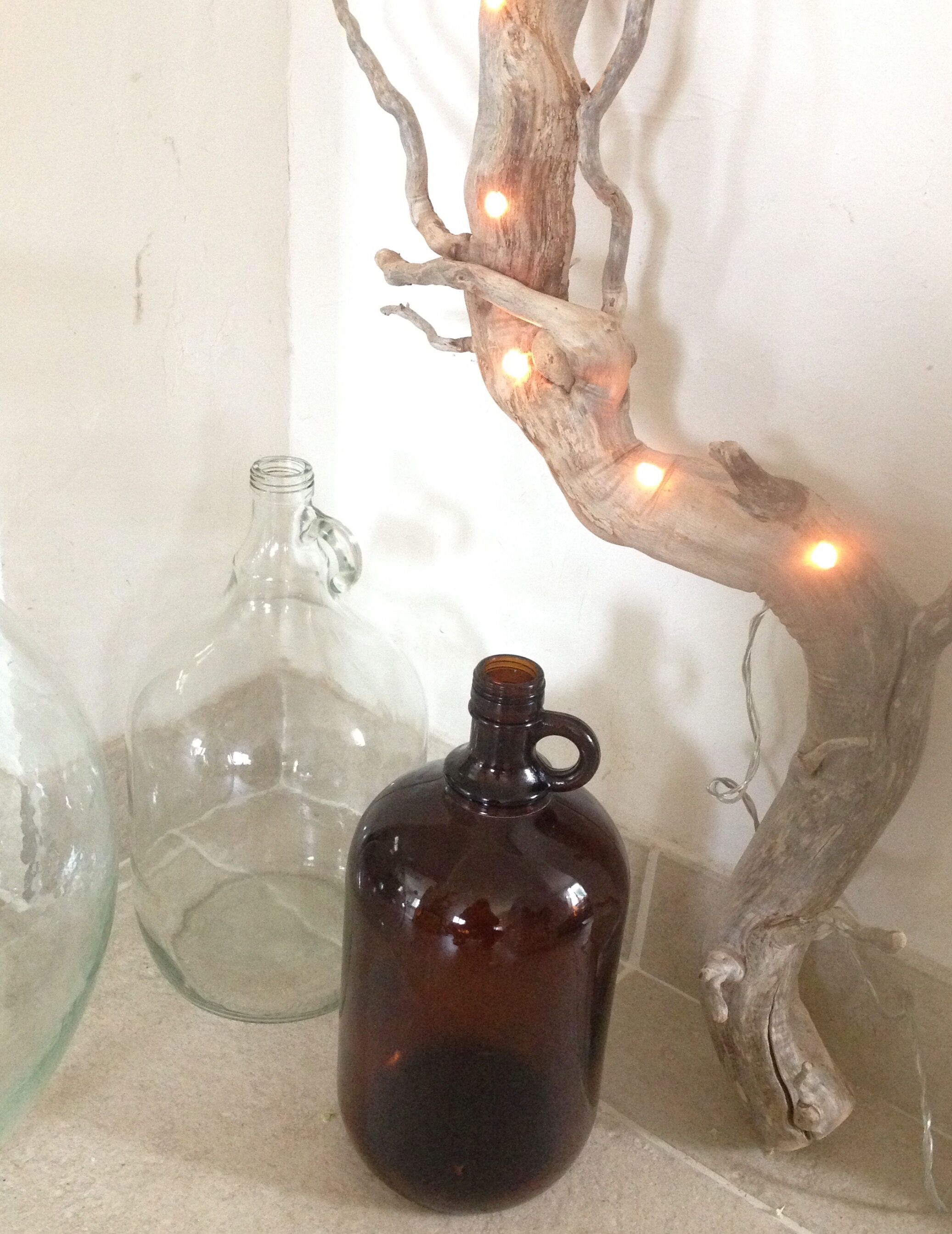 Tank 3 liters of the beer demi-John 60s