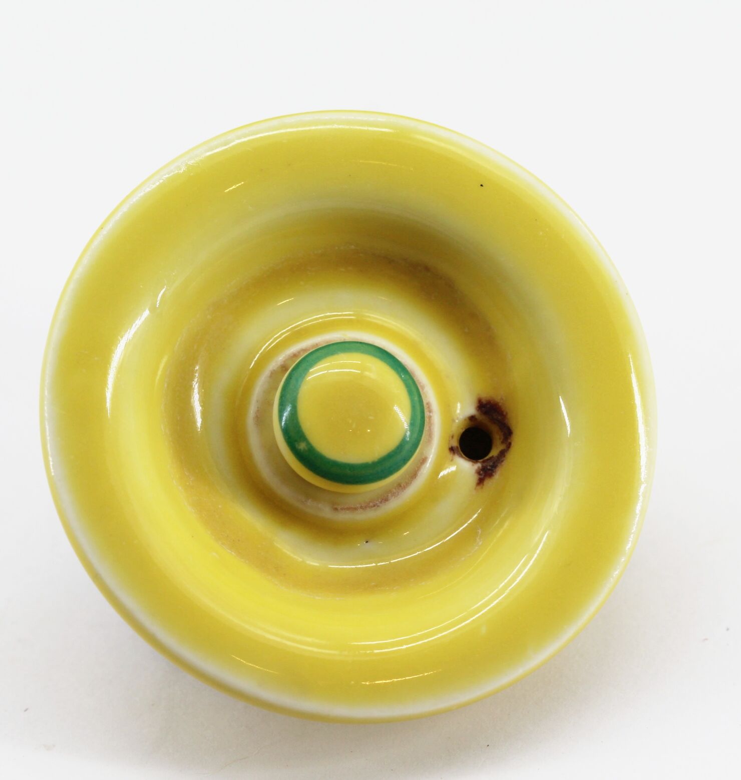 ancienne théière jaune Pagès
