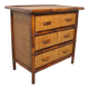 Commode en rotin 1970