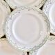 Antique Longwy "Violetta" hand-painted dinner plates