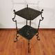 Art Nouveau cast iron Gath's Antique Sellette/Desserte