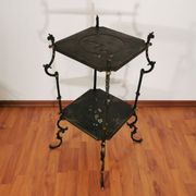 Art Nouveau cast iron Gath's Antique Sellette/Desserte