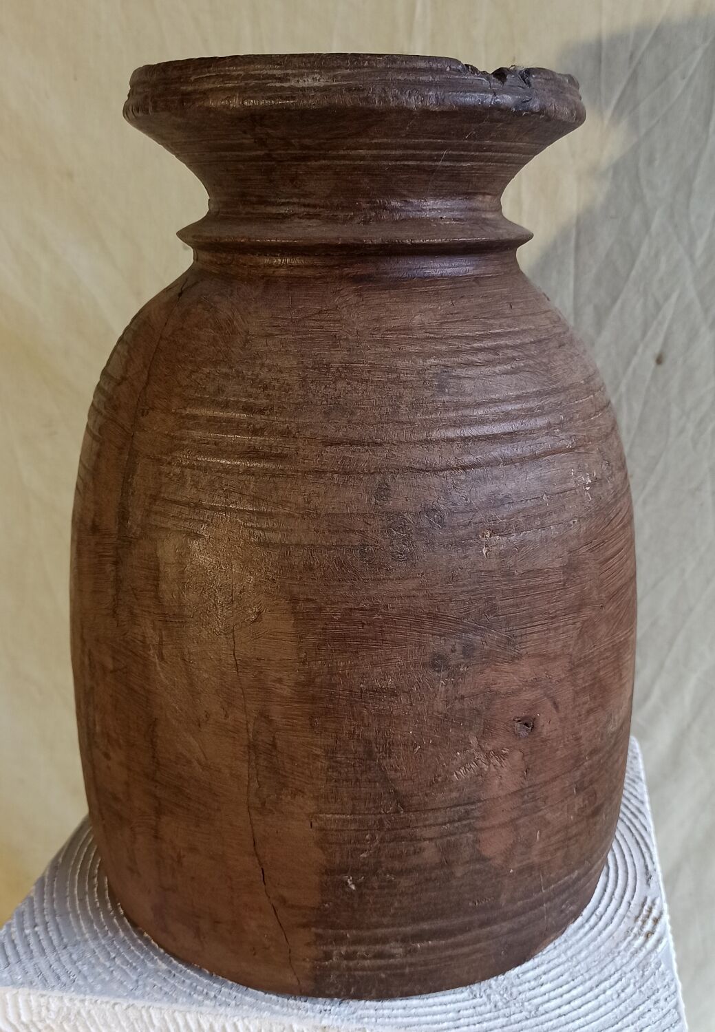 Wooden jar