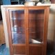 Empire display case 2 wooden doors, 1940/50s